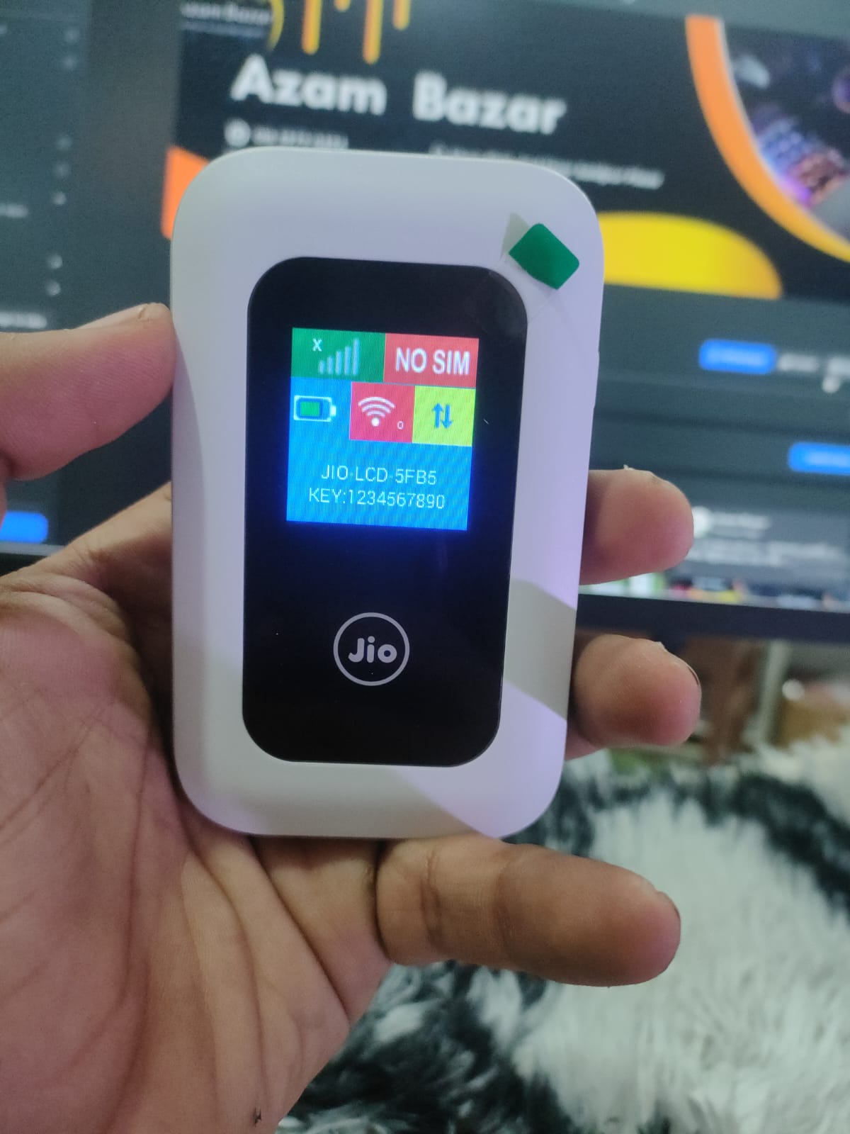 Jio MF880 5G/4G LTE Mini Hotspot Pocket Router