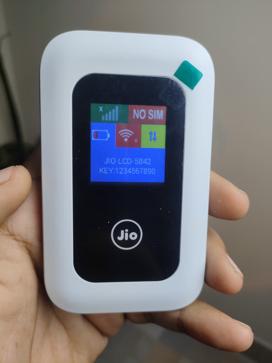 Jio MF880 5G/4G LTE Mini Hotspot Pocket Router