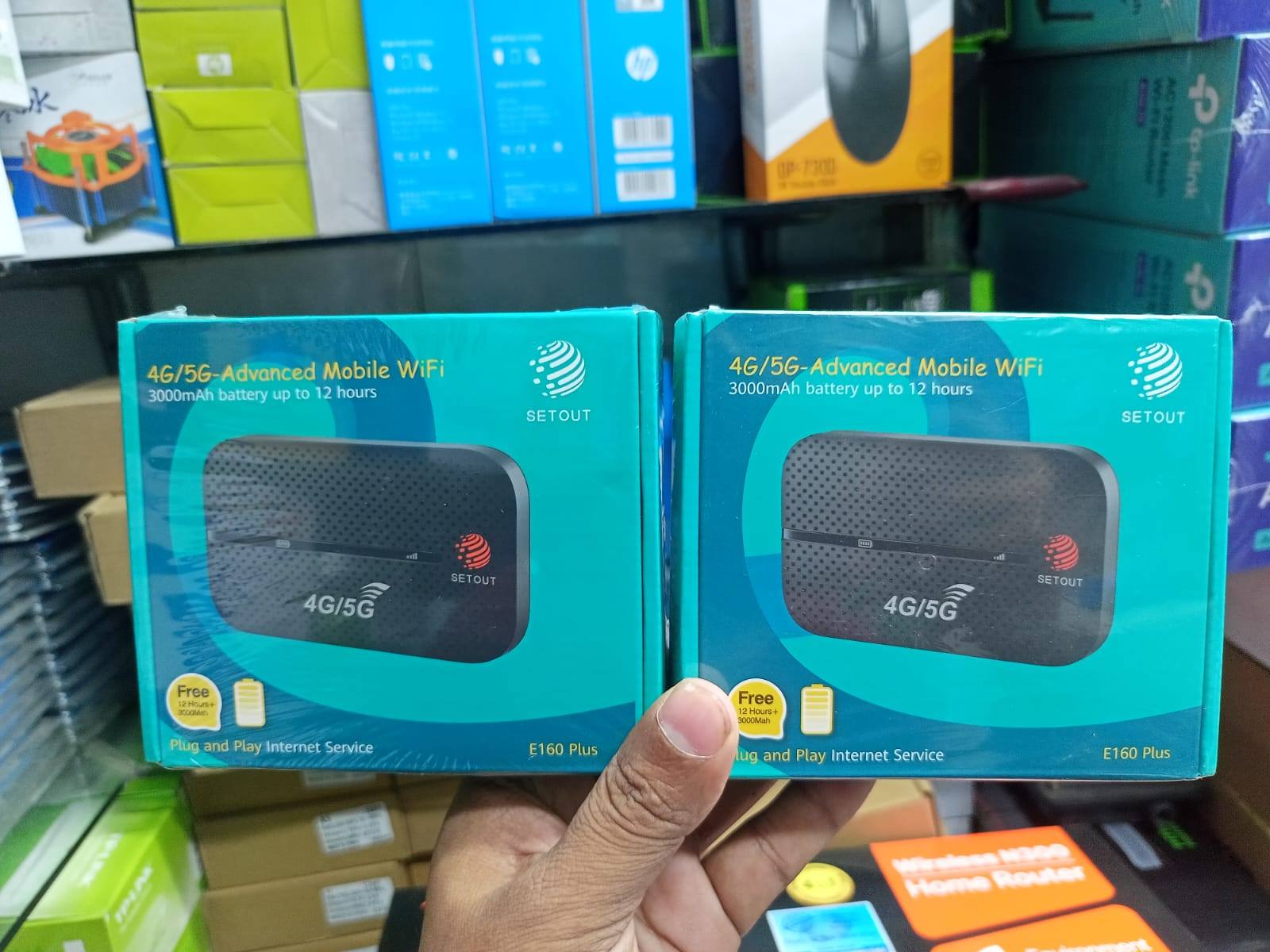 Setout E160 Plus 4G wifi poket router 3000mAh battery