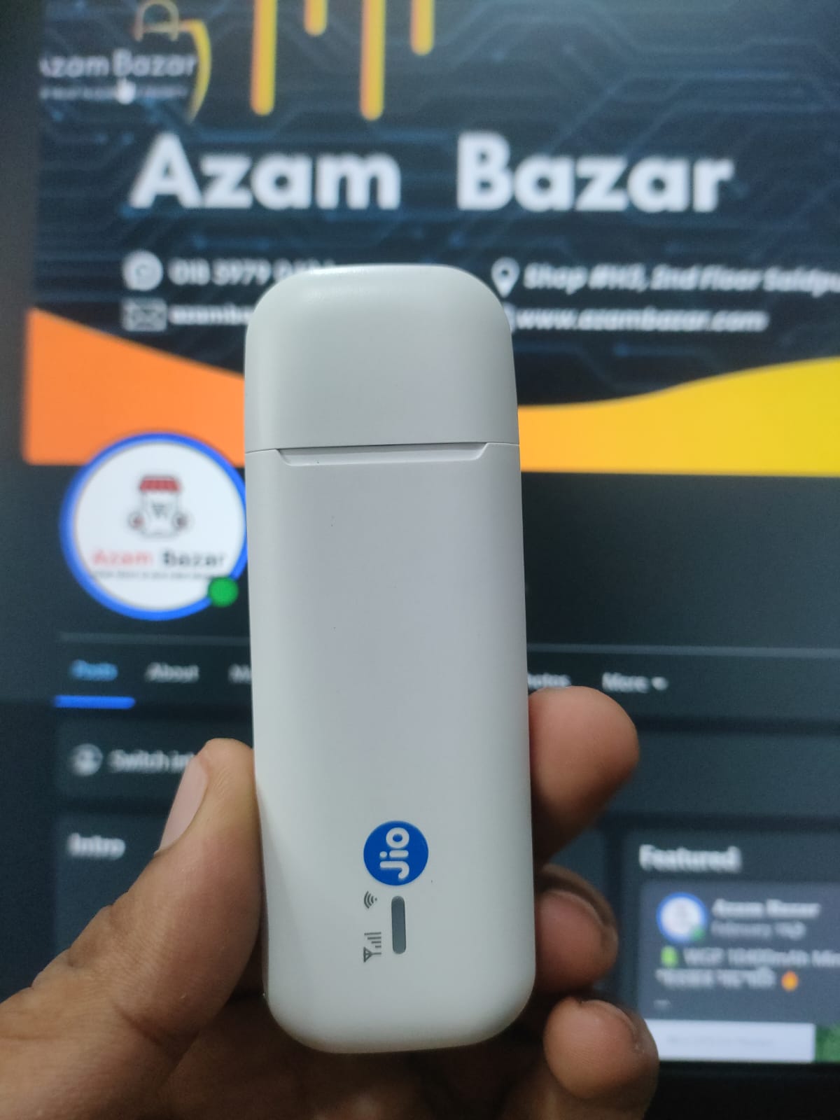 Jio Dongle 3 MF832 4G LTE Wifi Modem