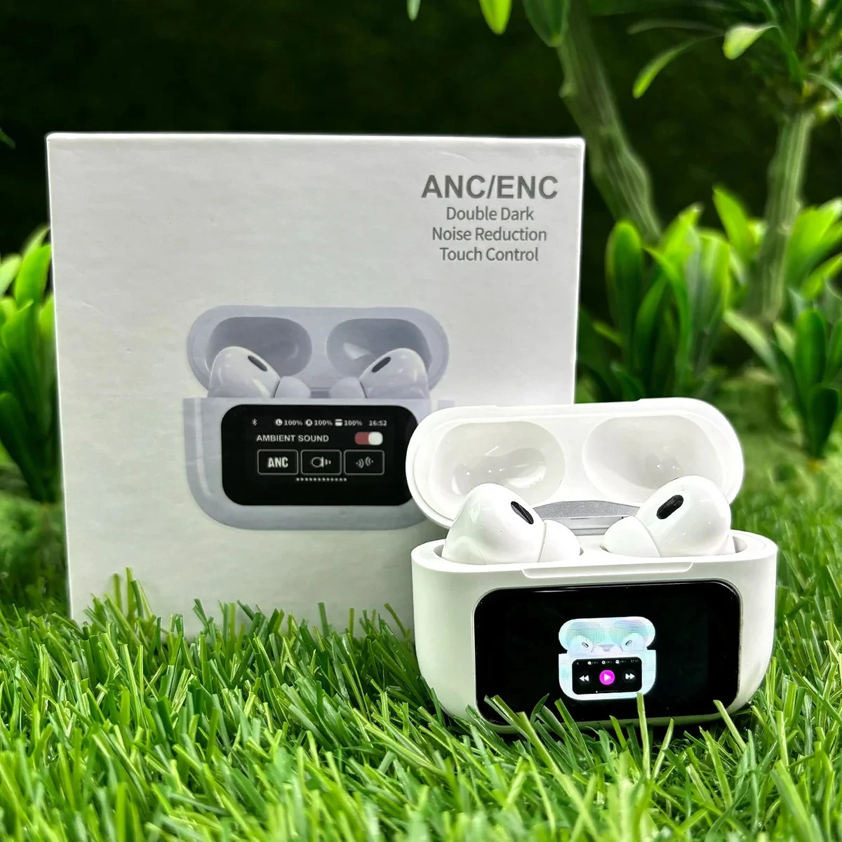 Airpods A9 Pro ANC Touch Screen Display Earbuds