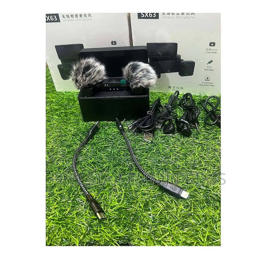 SX63 Collar Wireless Mic Lavalier Mini Lapel Microphone