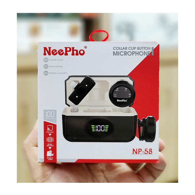 NeePho NP-58 wireless clip-on microphone