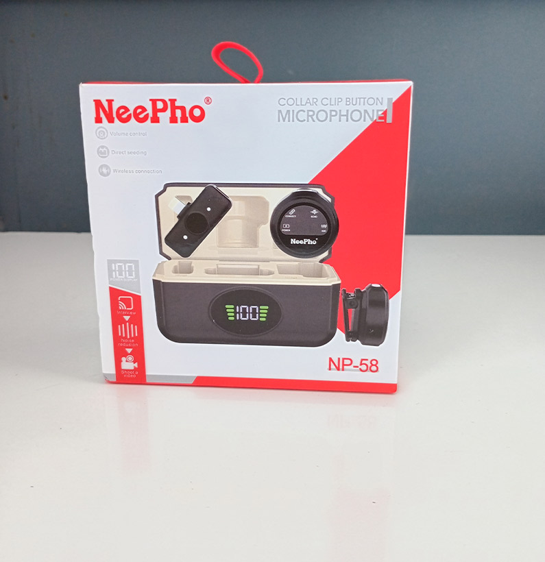 NeePho NP-58 wireless clip-on microphone