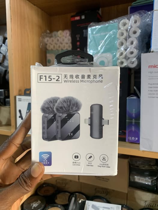 F15-2 2-in-1 Wireless Lavalier Microphone