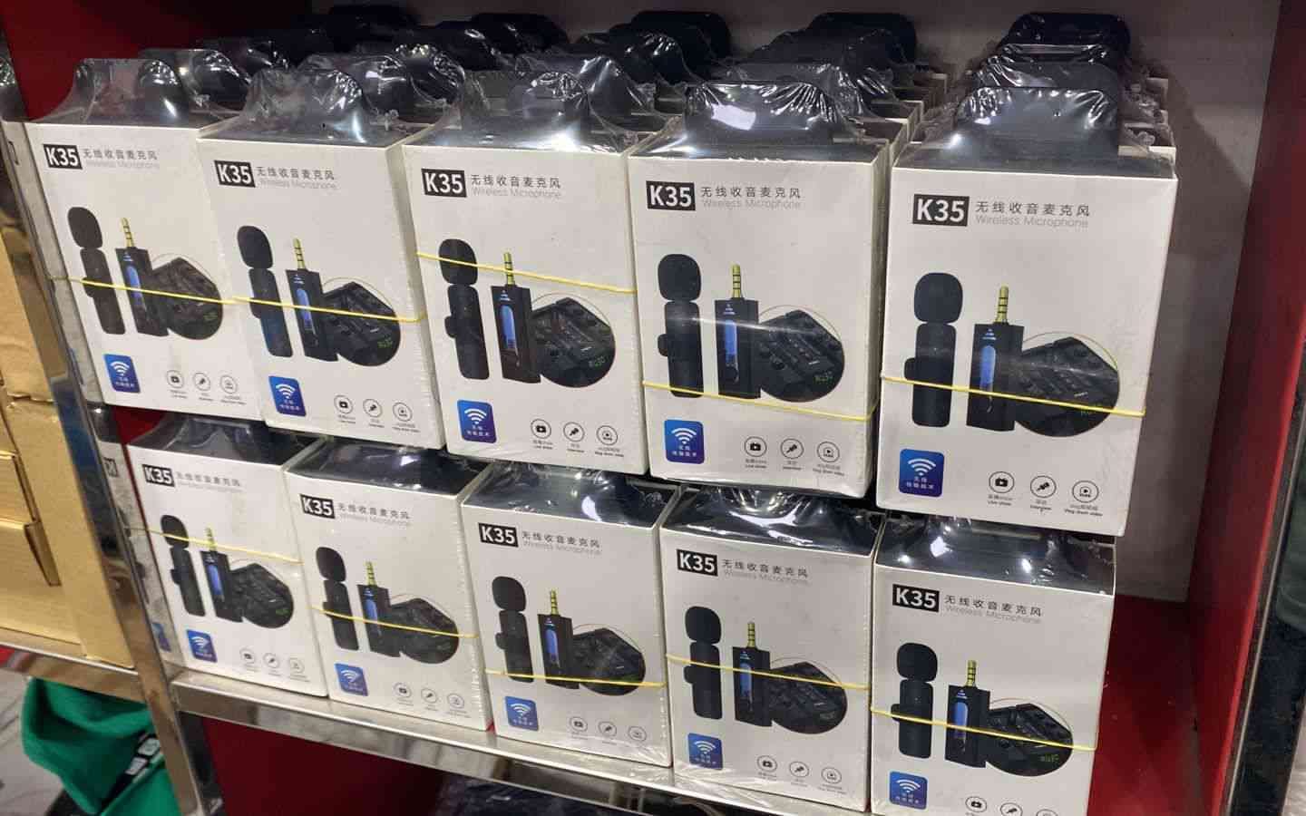 K35 Dual Wireless Microphone For 3.5mm