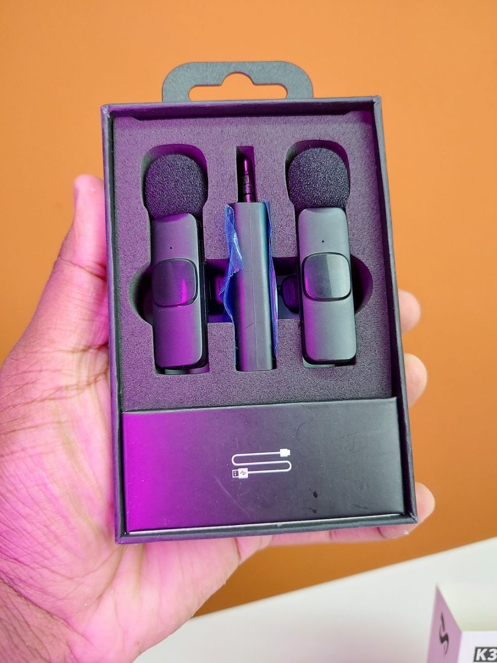 K35 Dual Wireless Microphone For 3.5mm