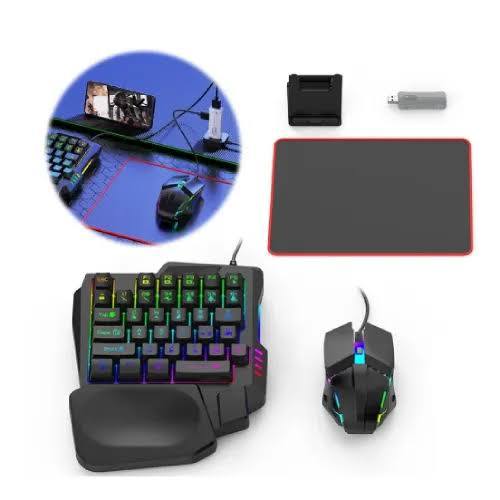 5 in 1 RGB Mobile Gaming Combo Pack