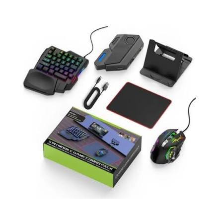 5 in 1 RGB Mobile Gaming Combo Pack