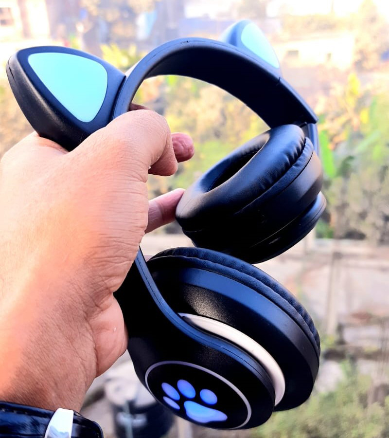 STN-28 Cat Ear RGB Wireless Headphone