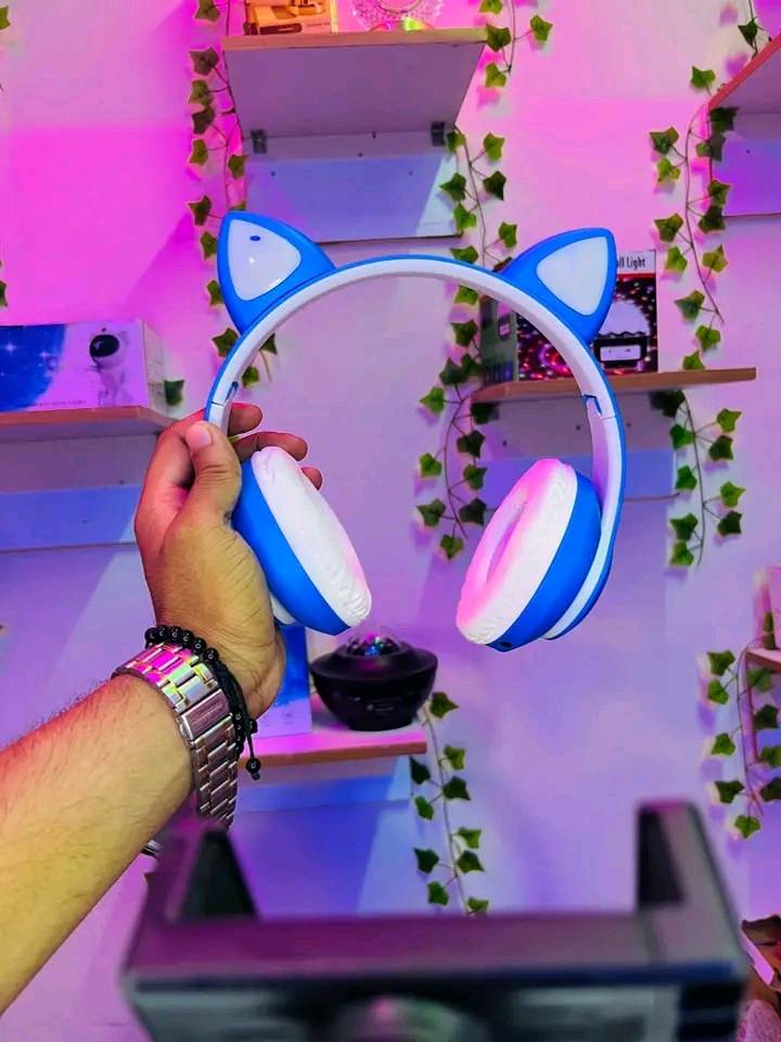 STN-28 Cat Ear RGB Wireless Headphone