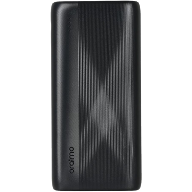 Oraimo OPB-P204D 15W 20000mAh Dual USB Output 2.1A Fast Charging Power Bank- Black
