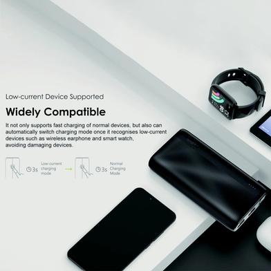 Oraimo OPB-P204D 15W 20000mAh Dual USB Output 2.1A Fast Charging Power Bank- Black