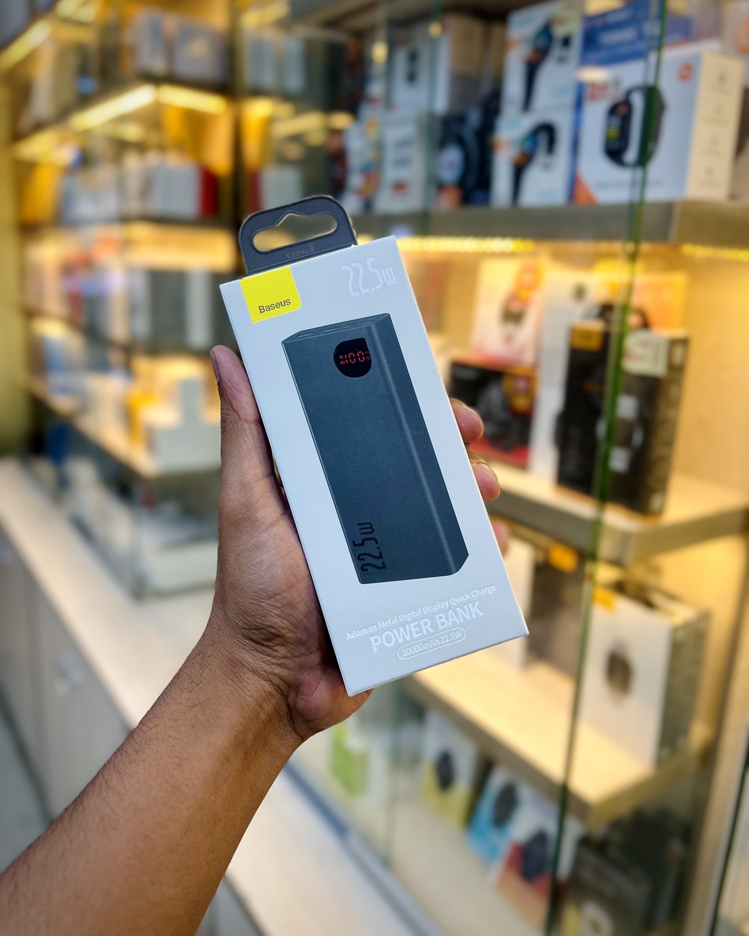 Baseus PPADM20S 20000mah Adaman Metal Fast Charging Power Bank Black (22.5W) (Mastar Copy)