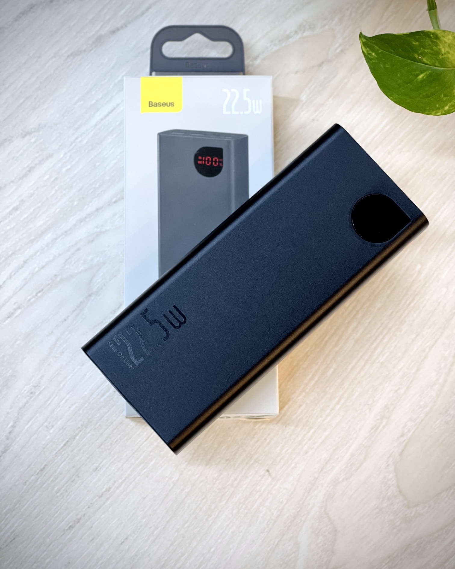 Baseus PPADM20S 20000mah Adaman Metal Fast Charging Power Bank Black (22.5W) (Mastar Copy)