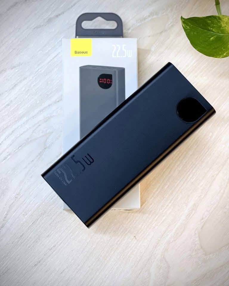 Baseus PPADM20S 20000mah Adaman Metal Fast Charging Power Bank Black (22.5W) (Mastar Copy)