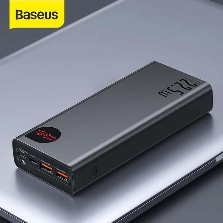 Baseus PPADM20S 20000mah Adaman Metal Fast Charging Power Bank Black (22.5W) (Mastar Copy)