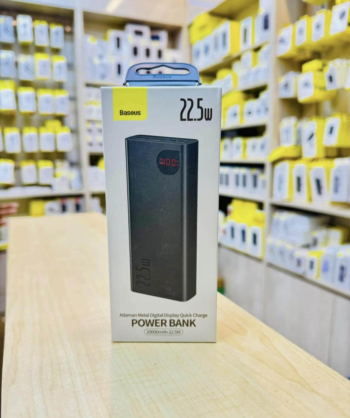 Baseus PPADM20S 20000mah Adaman Metal Fast Charging Power Bank Black (22.5W) (Mastar Copy)