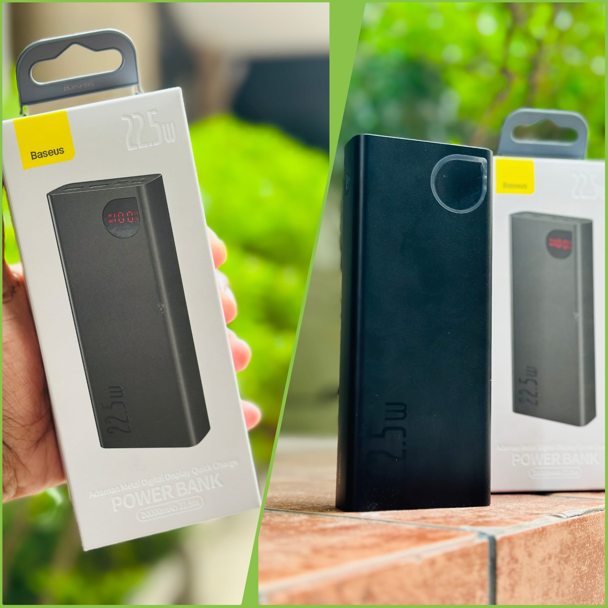 Baseus PPADM20S 20000mah Adaman Metal Fast Charging Power Bank Black (22.5W) (Mastar Copy)