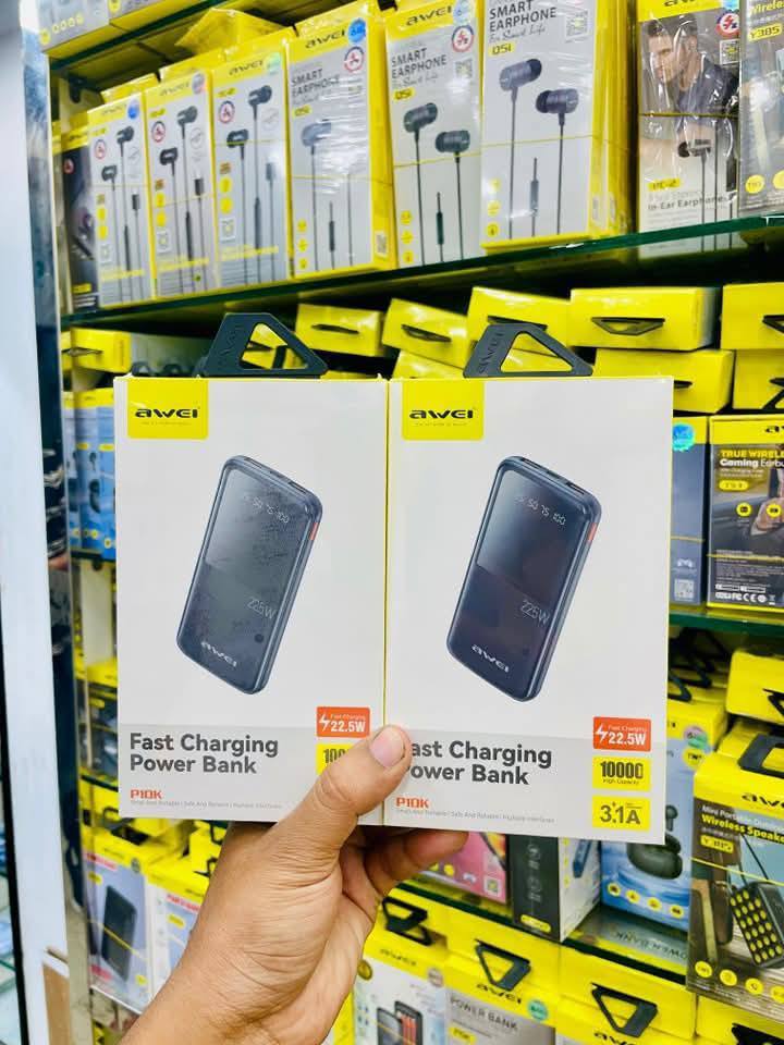 Awei P10K 10000mAh 22.5W PD Fast Charge Power Bank