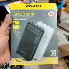 Awei P5K 10000mAh Fast Charging Power Bank