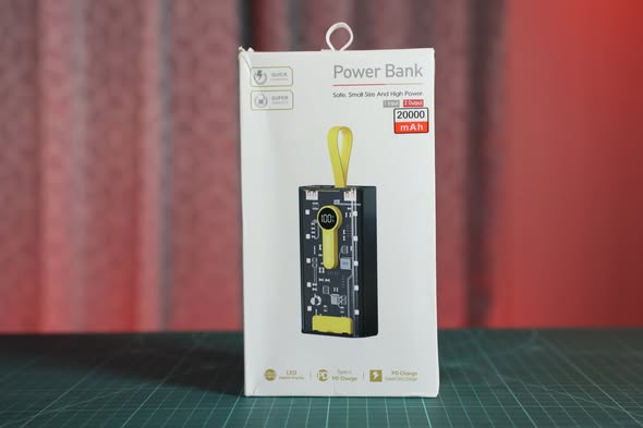 Transparent 20000mAh 22.5W Powerbank
