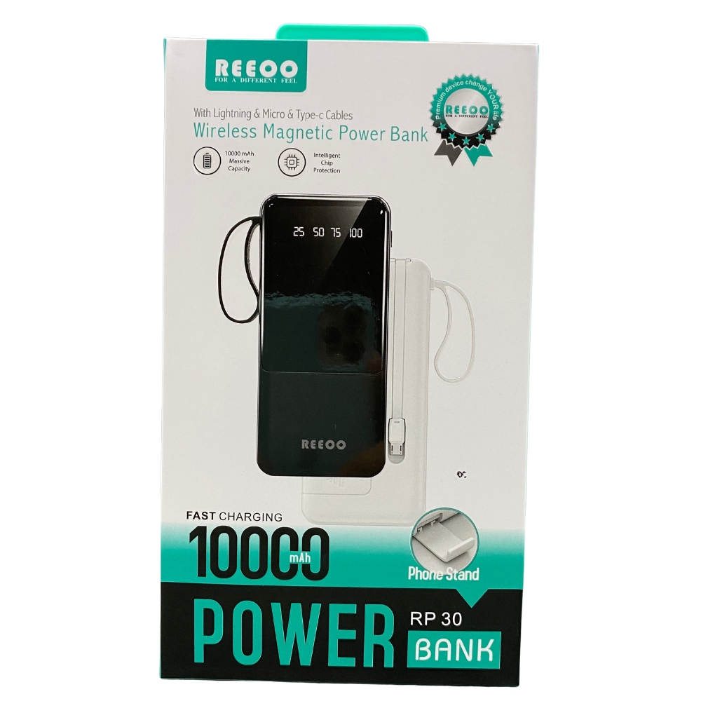 REEOO Magnetic Power Bank – 10000mAh