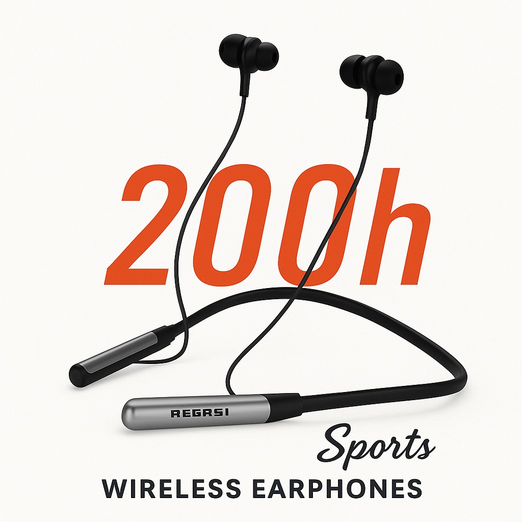 Recrsi RE-NY060 200 Hours Bluetooth Neckband