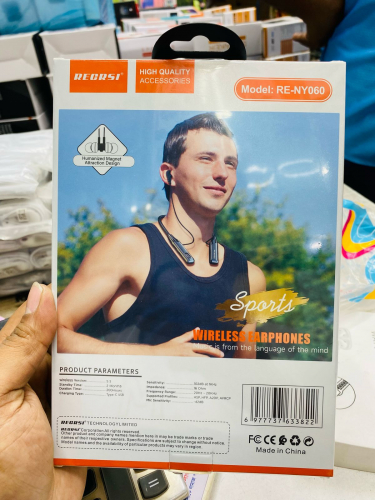 Recrsi RE-NY060 200 Hours Bluetooth Neckband