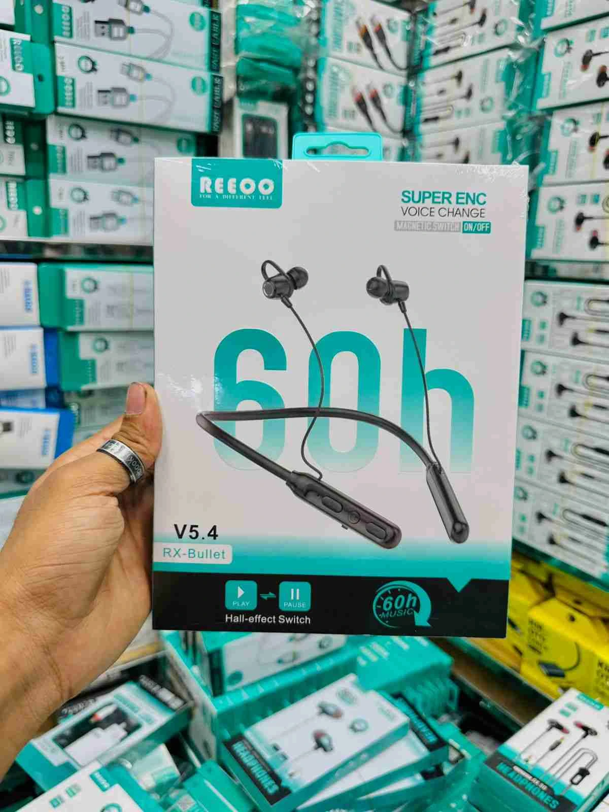 Reeoo Voice Change ENC Wireless Neckband (RX-BN Taitanic)