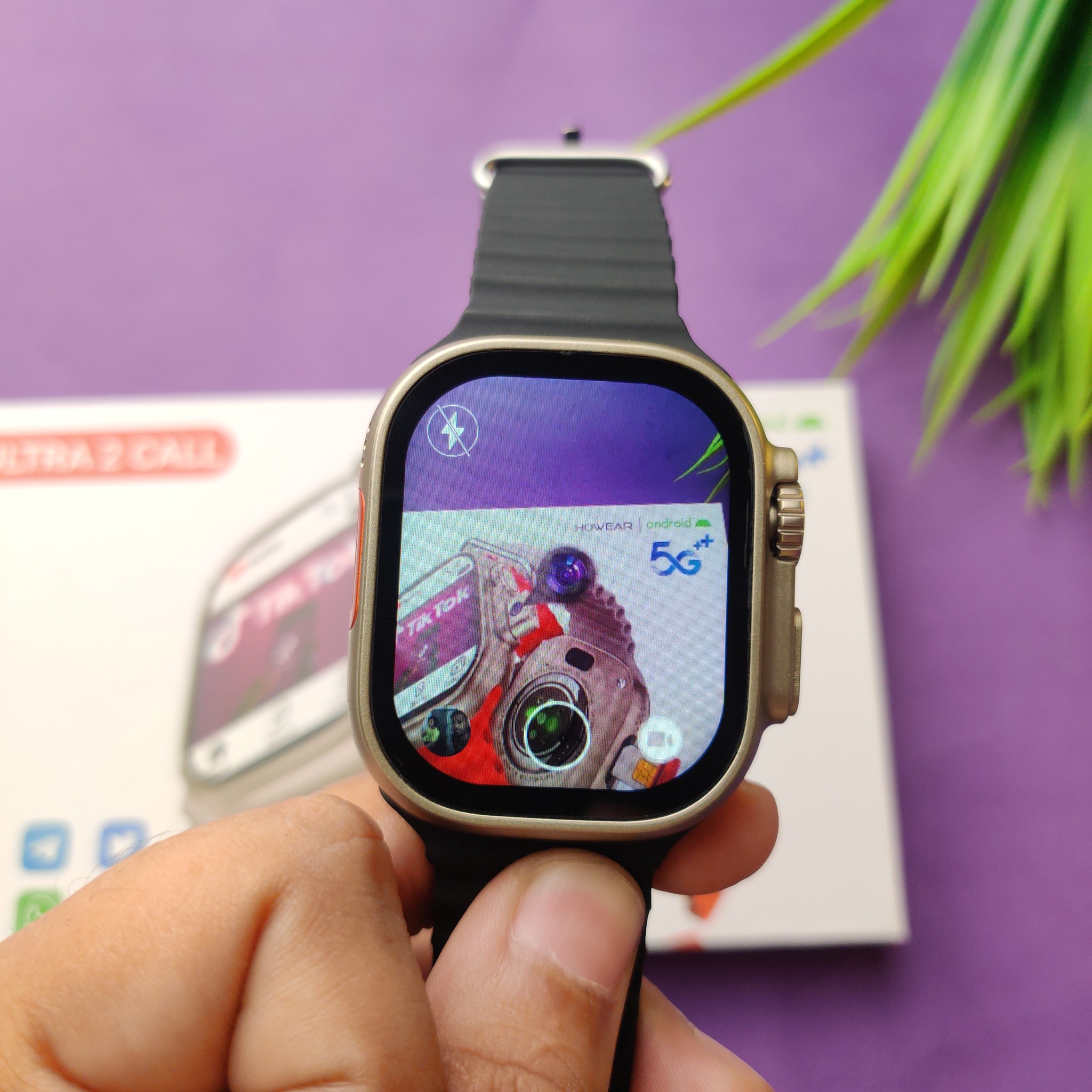 HW Ultra 2 Call Smartwatch 5G Android System 4+64GB Dual Camera (Android Smart Watch)