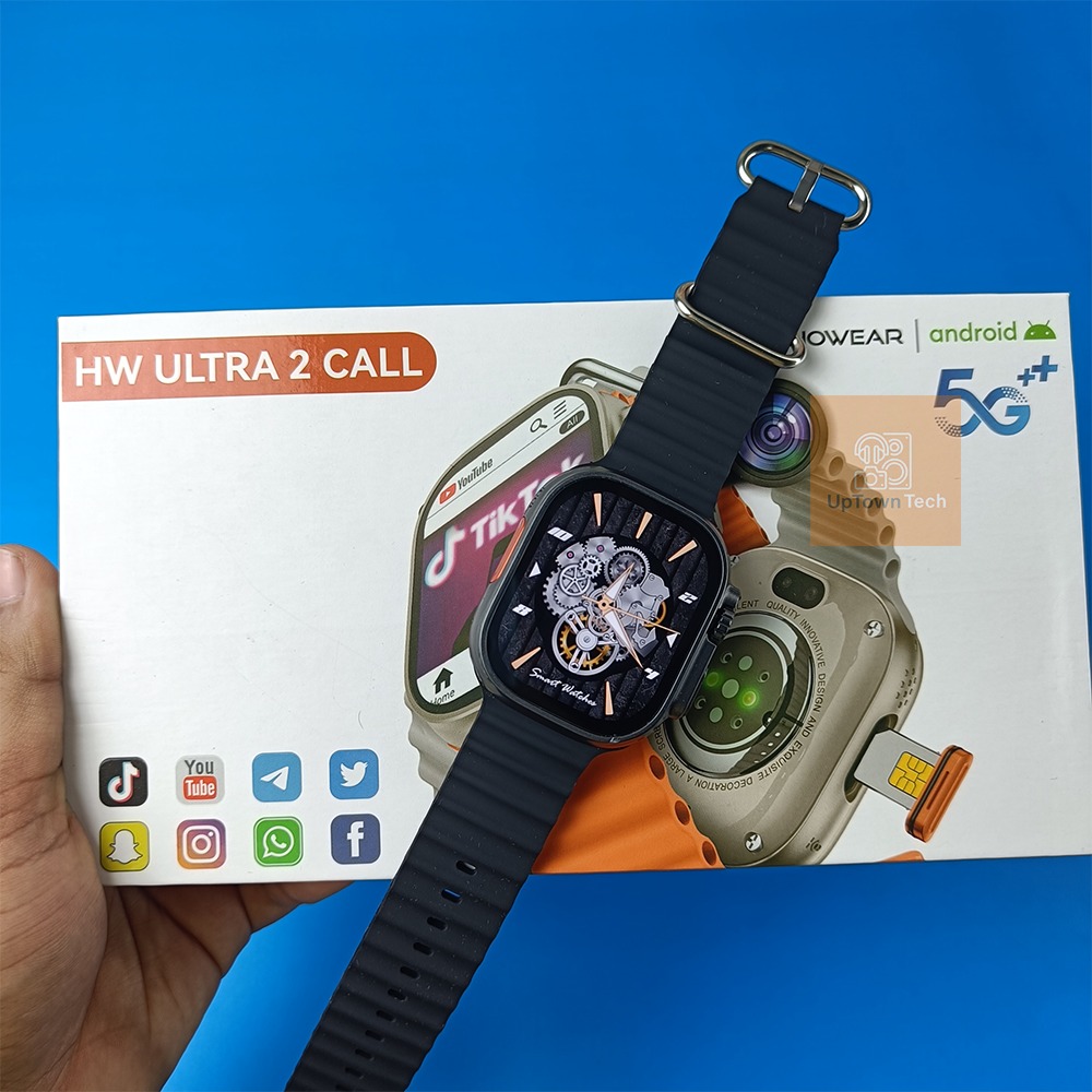 HW Ultra 2 Call Smartwatch 5G Android System 4+64GB Dual Camera (Android Smart Watch)