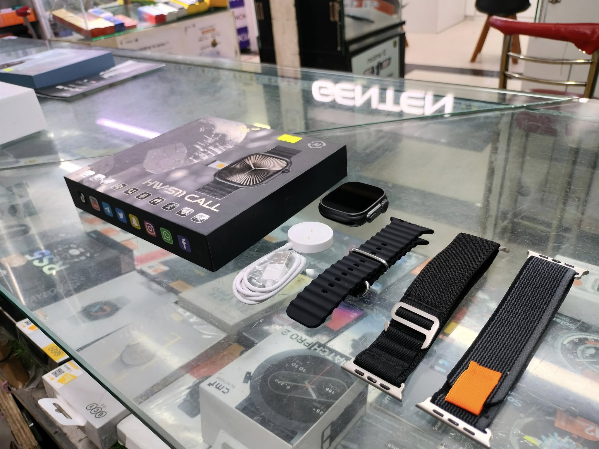 HOWEAR HW S11 Android Smart Watch 3 Straps 5G Voice Calling 16GB RAM 256GB ROM