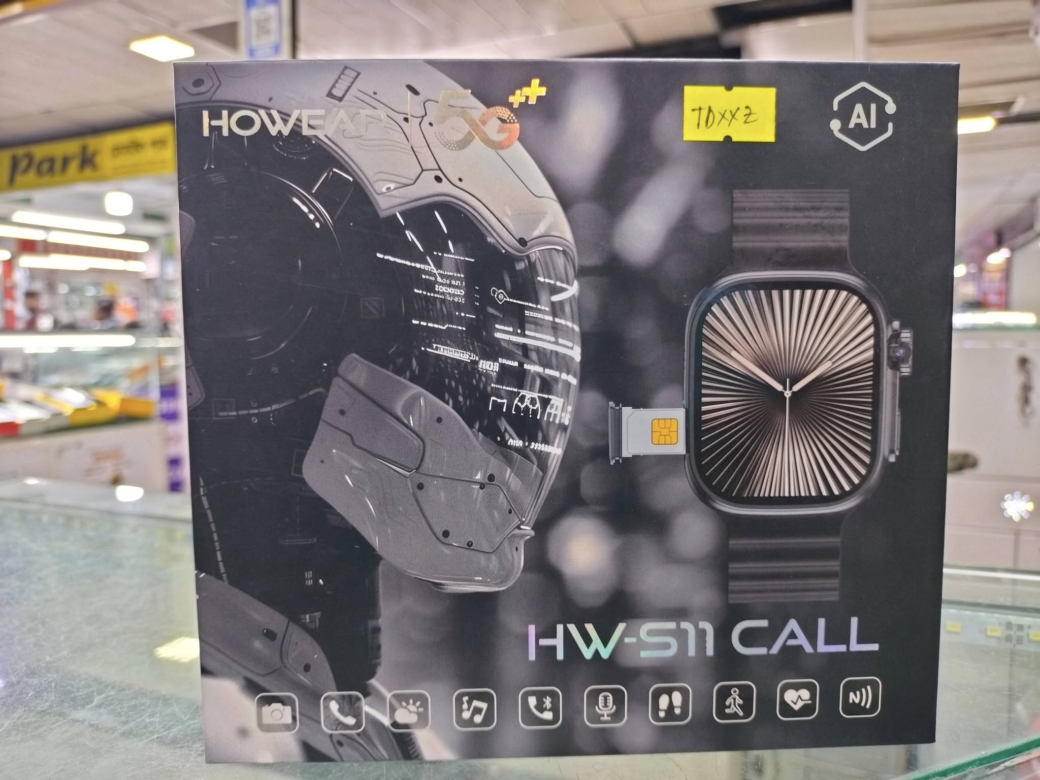 HOWEAR HW S11 Android Smart Watch 3 Straps 5G Voice Calling 16GB RAM 256GB ROM