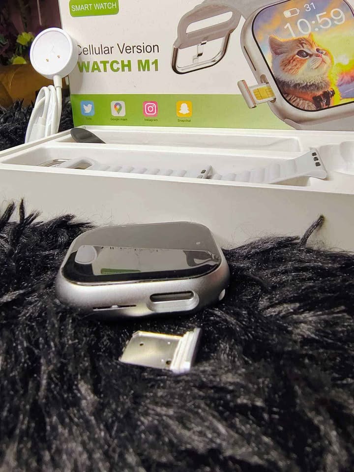 Smart Watch M1 – Cellular Version (Curve Display + Camera)