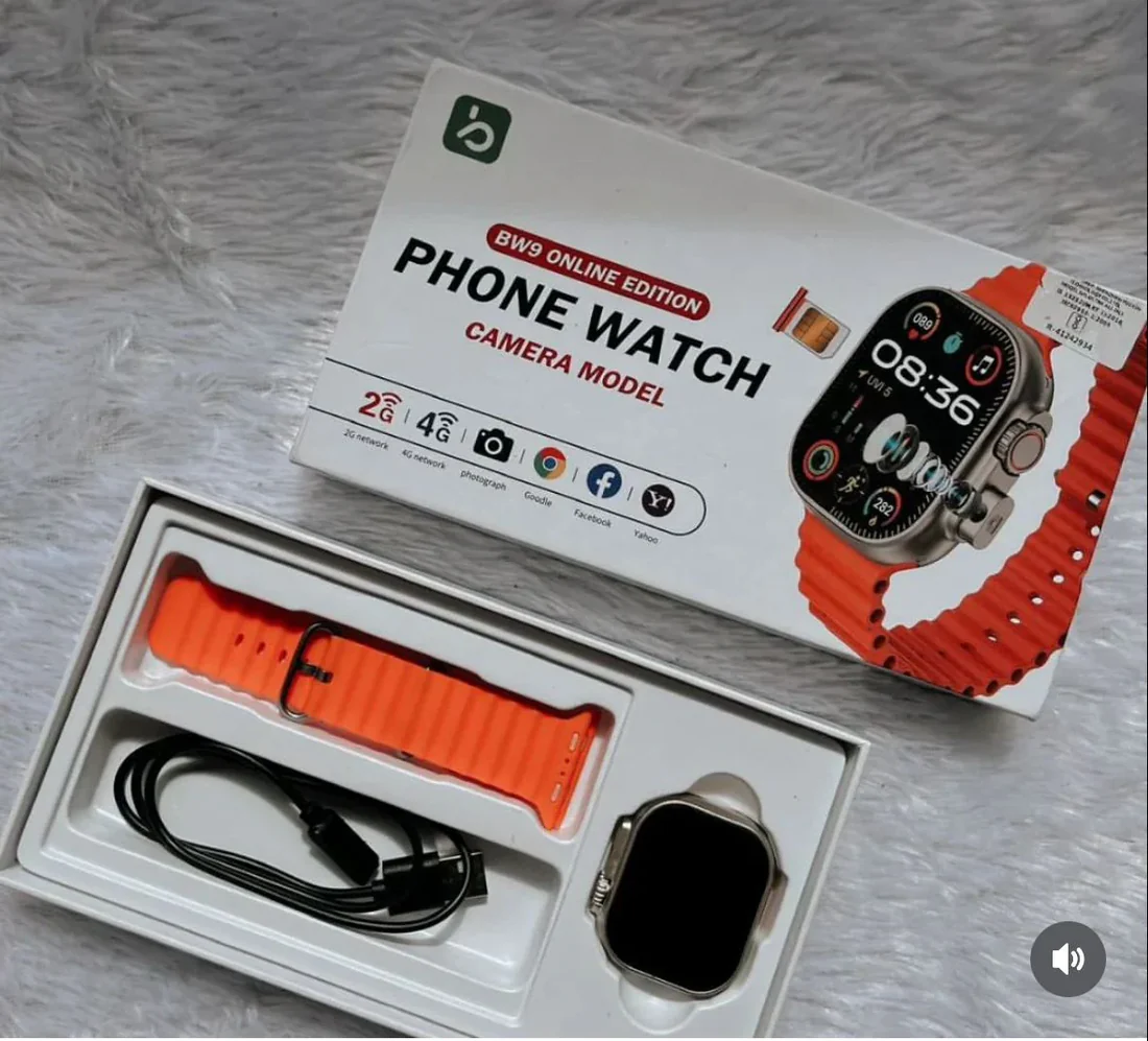 BW9 4G SIM Card Camera Smartwatch