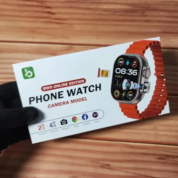 BW9 4G SIM Card Camera Smartwatch