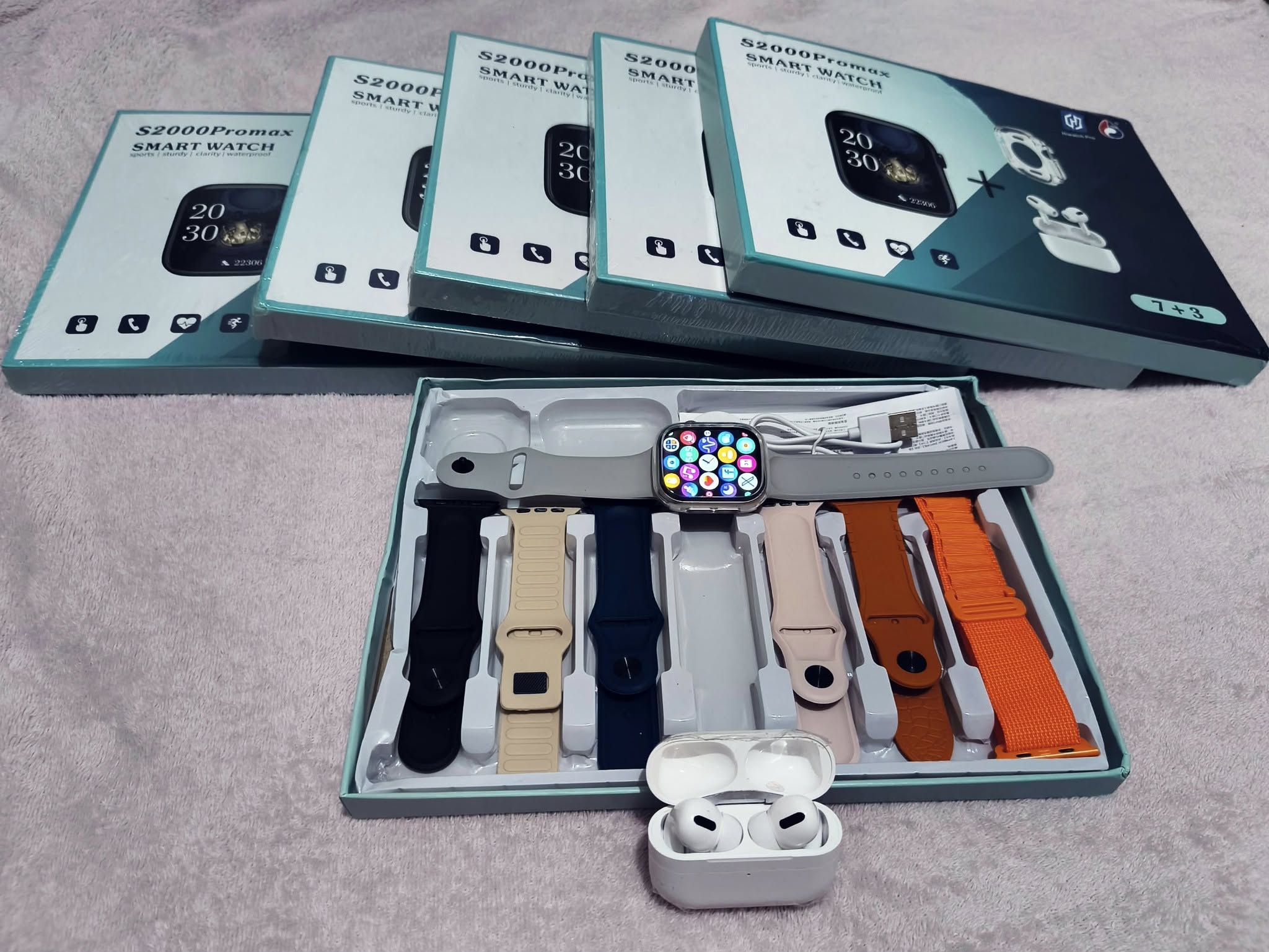 S2000 Pro Max Smart Watch 7-in-3 Edition