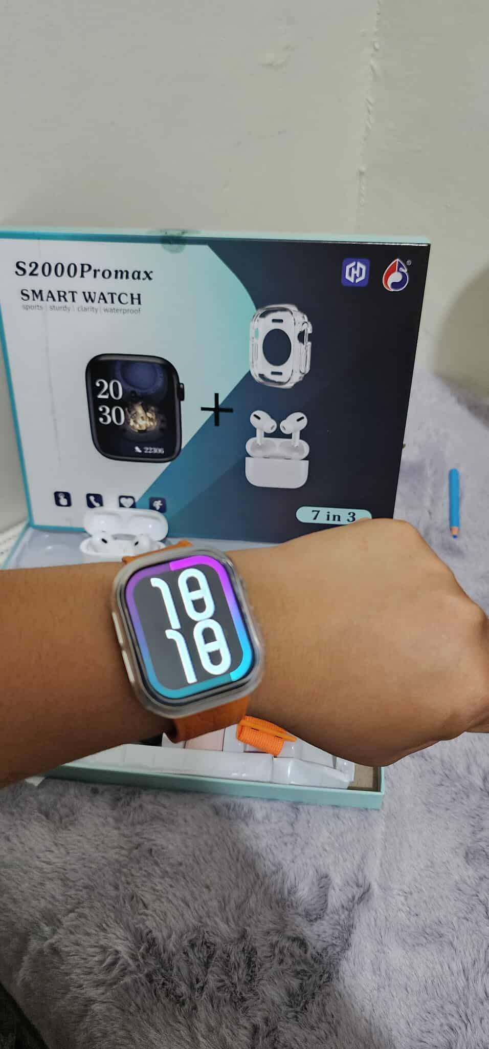 S2000 Pro Max Smart Watch 7-in-3 Edition