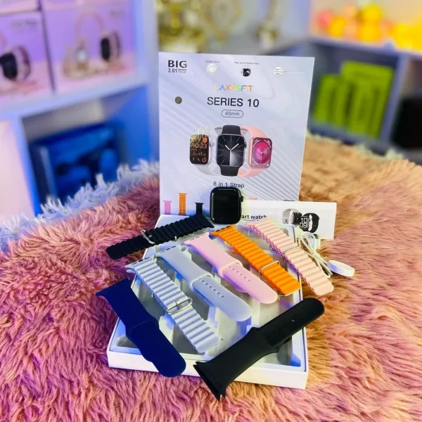 LAXASFIT SERIES 10 smartwatch (8 in 1)