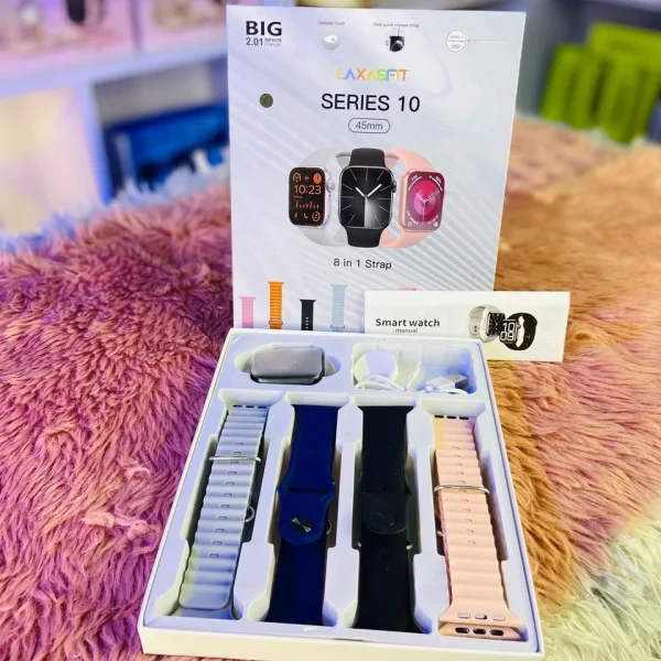 LAXASFIT SERIES 10 smartwatch (8 in 1)