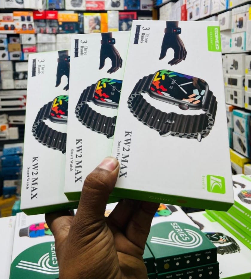 KW2 Max Smart Watch with Three Straps