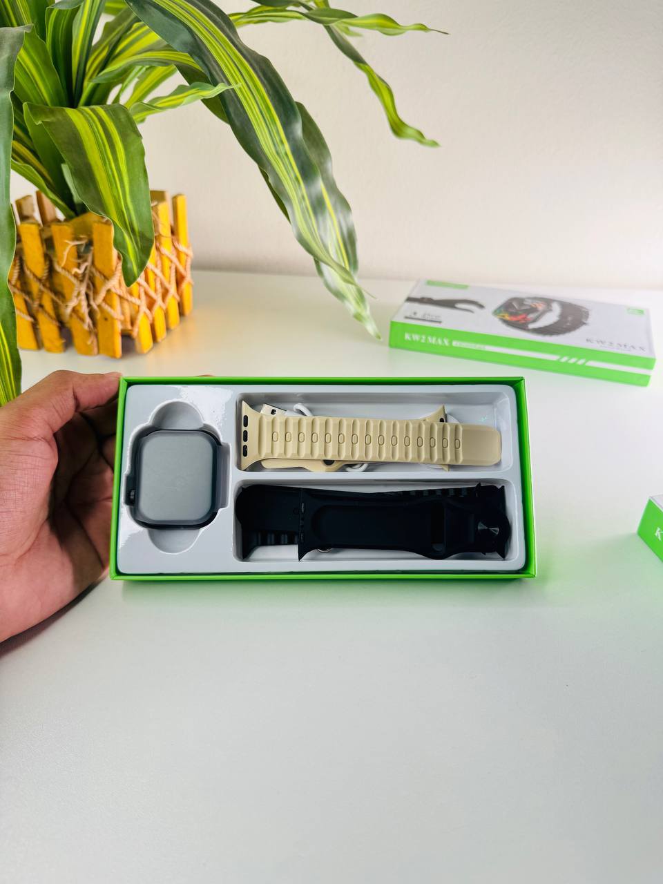 KW2 Max Smart Watch with Three Straps