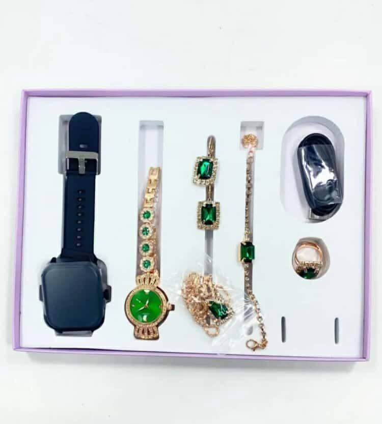 A56 Plus Smartwatch Combo Set